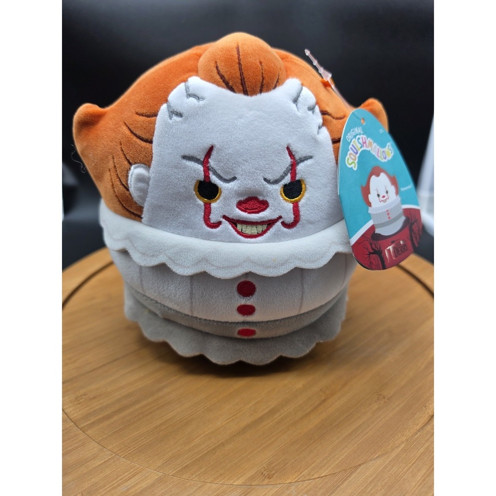 Squishmallows Derry IT Pennywise‎ Clown 7" Plush Stuffed Squishmallow Toy